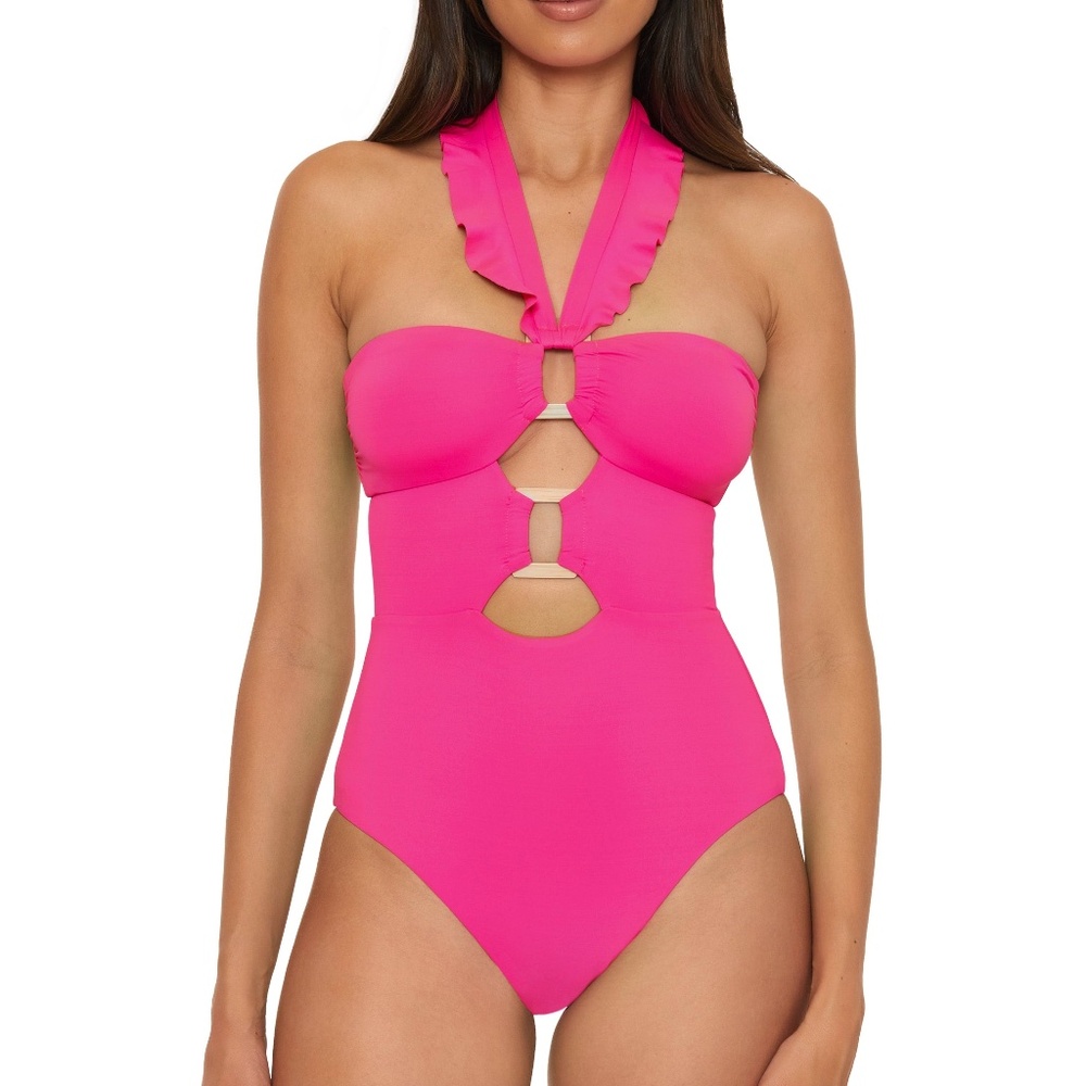 Women's Buckle-Up One-Piece Swimsuit